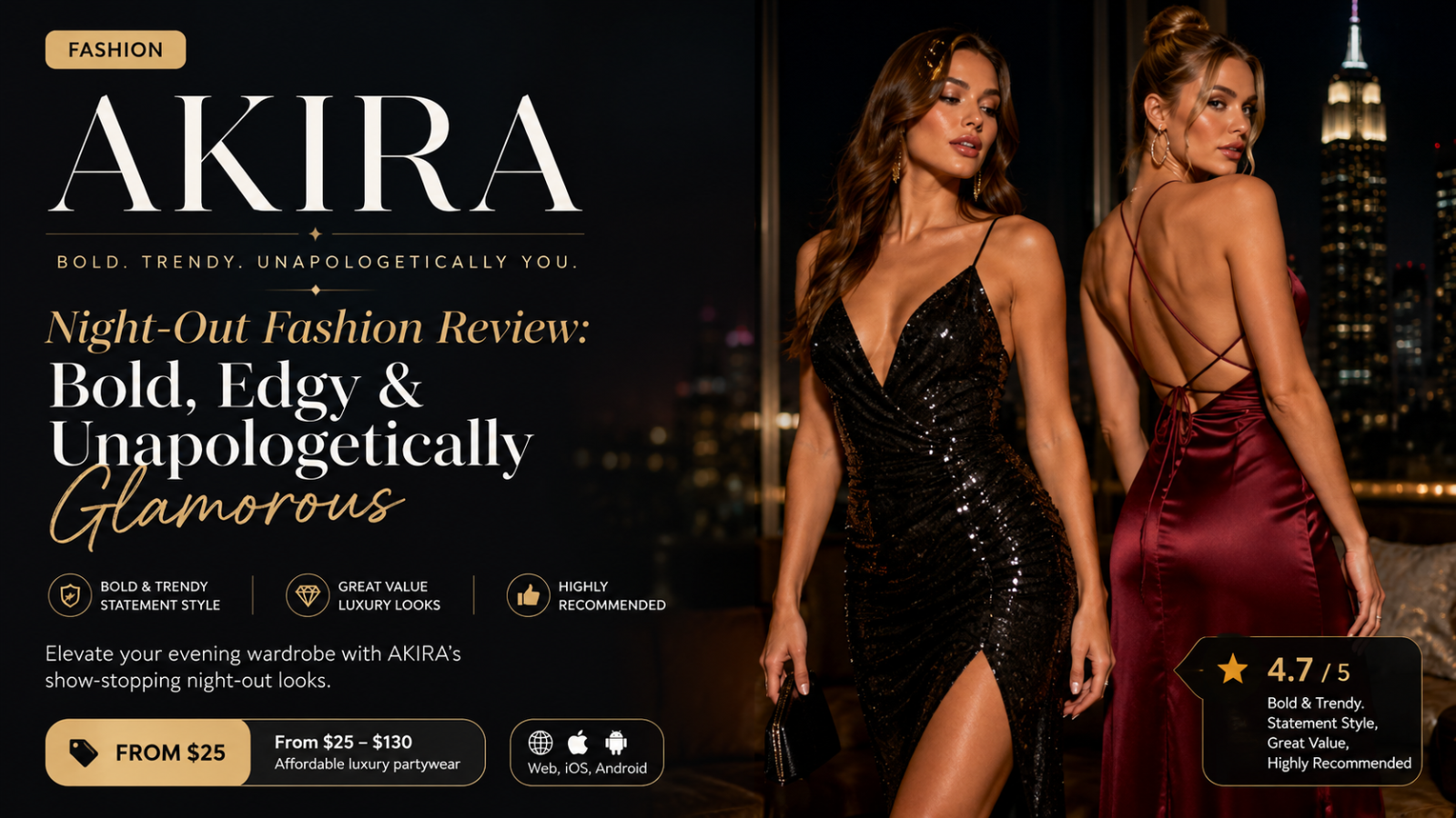 AKIRA Night-Out Fashion Review: Bold, Edgy & Unapologetically Glamorous Style